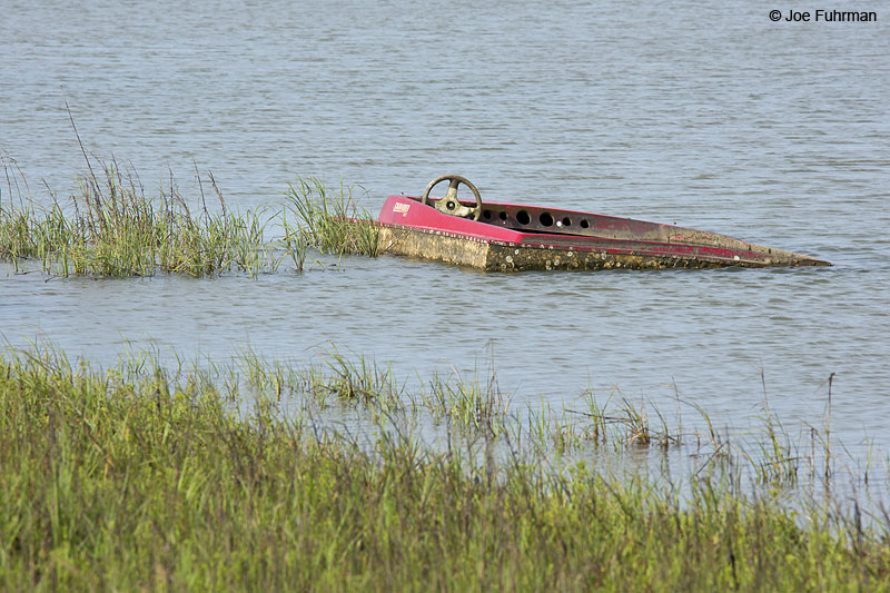 Boat remains from Hurricane Ike Galveston, TX   May 2014