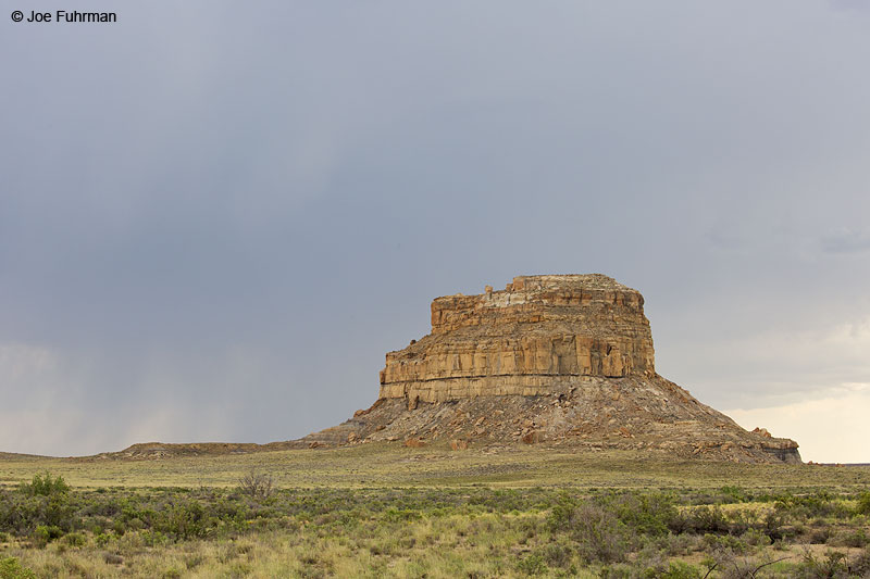 Storm over Fajada Butte-Chaco Culture National Historic Park, NM August 2013