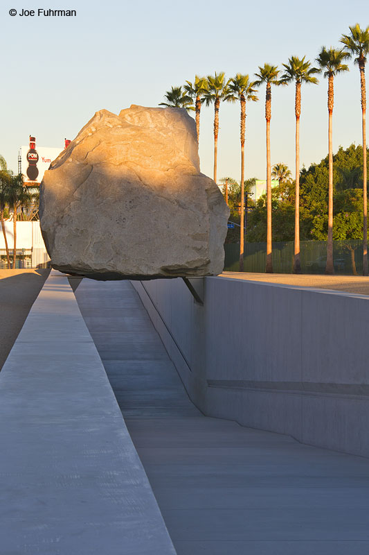 Sunrise on "The Big Rock" at L.A.C.M.A. L.A., CA  August 2013