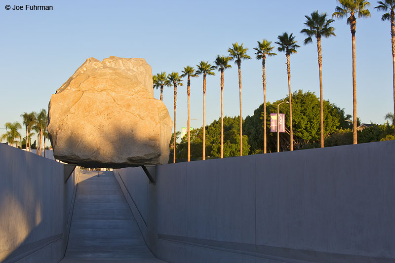 Sunrise on "The Big Rock" at L.A.C.M.A. L.A., CA  August 2013