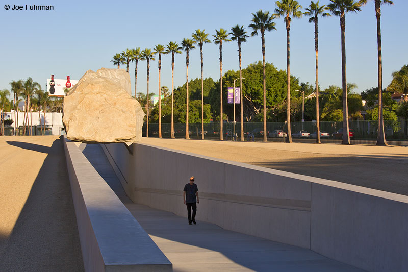 Sunrise on "The Big Rock" at L.A.C.M.A. L.A., CA  August 2013