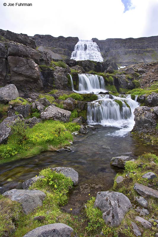 Dynjandi Waterfall Vestfirdir Region, Iceland   July 2013