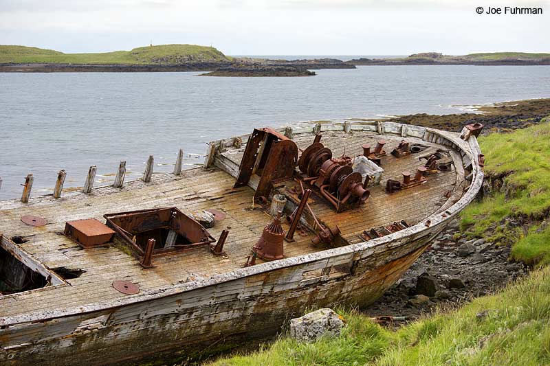 Shipwreck Flatey Island, Iceland   July 2013