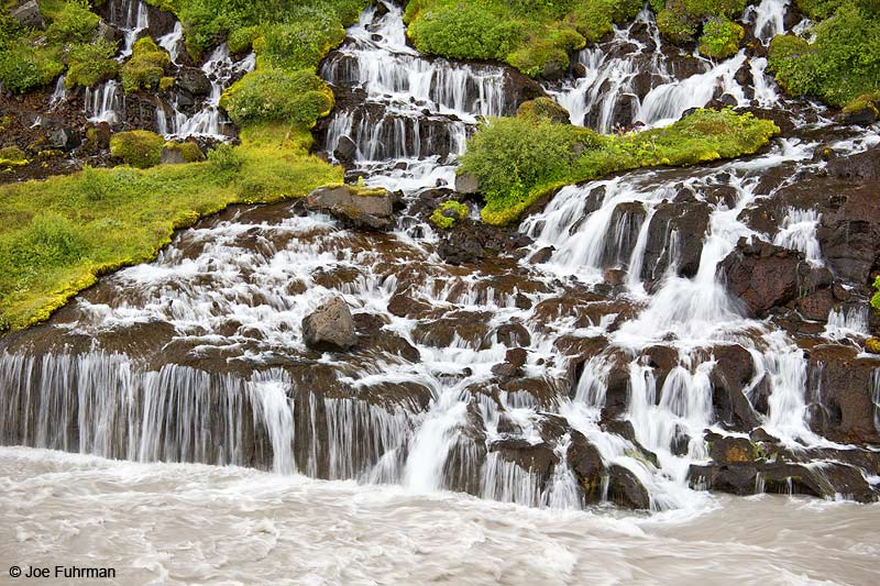 Hraunfossar Waterfalls Iceland   July 2013