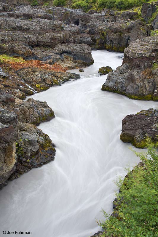 Hraunfossar Waterfalls Iceland   July 2013