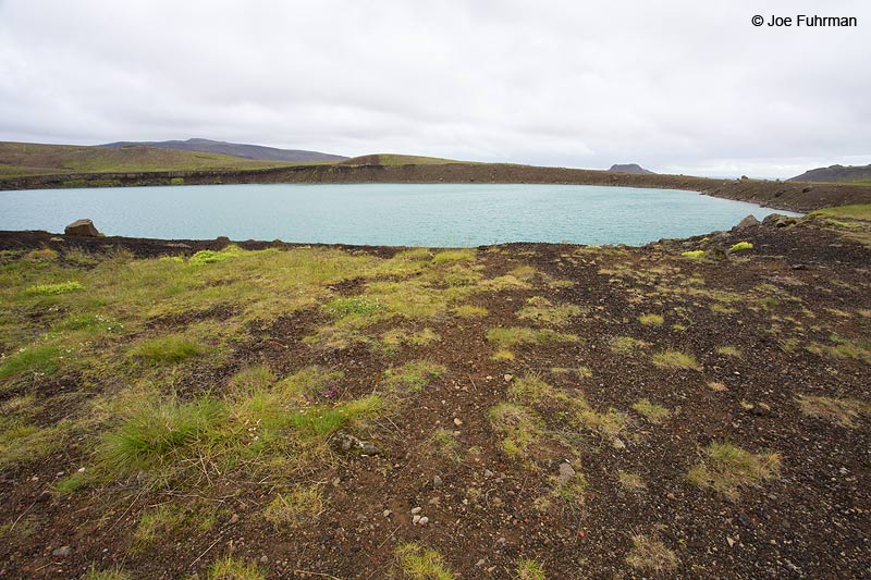 Crater Lake 30 miles east of Reykjavik, Iceland   July 2013