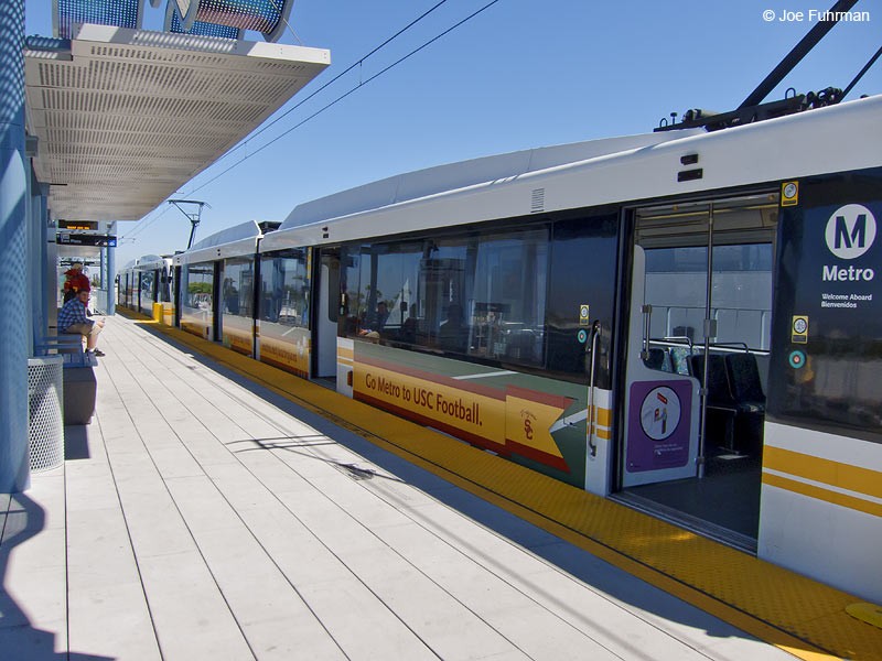 Expo Line Light Rail Line L.A., CA Sept. 2012