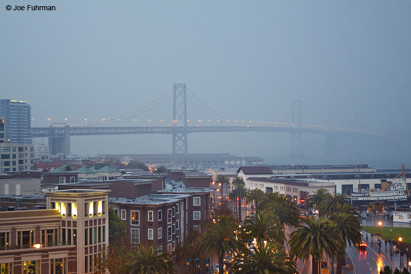 Bay Bridge from A T & T Park San Francisco, CA December 2009