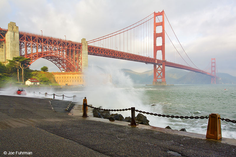 Golden Gate Bridge viewed from Fort Point San Francisco, CA December 2009