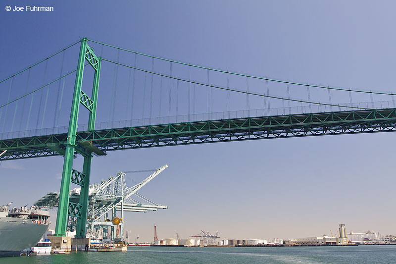 Vincent Thomas Bridge-San Pedro Harbor L.A. Co., CA July 2009