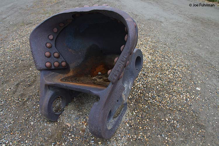 Old mining bucket. Nome, AK June 2011