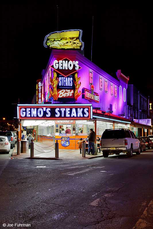 Geno's Steaks Philadelphia, PA Jan. 2013