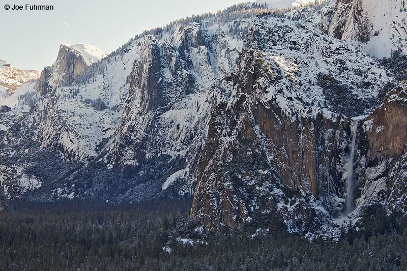 View from Wawona Tunnel-Yosemite Valley Yosemite National Park, CA Jan. 2011