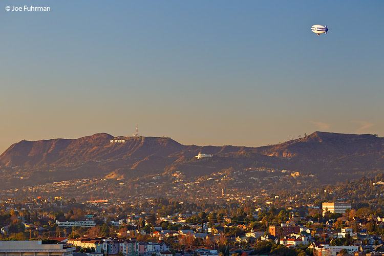 View from L.A. City Hall observation deck-Hollywood L.A., CA Dec. 2011