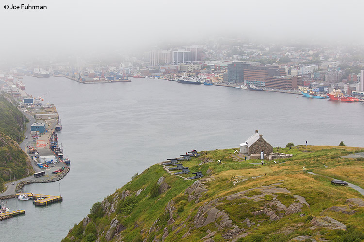 View of St. John's from Signal Hill Newfoundland, Canada August 2011