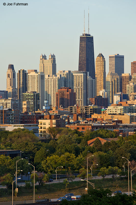 Chicago, IL viewed from Rush University parking structure.Sept. 2014