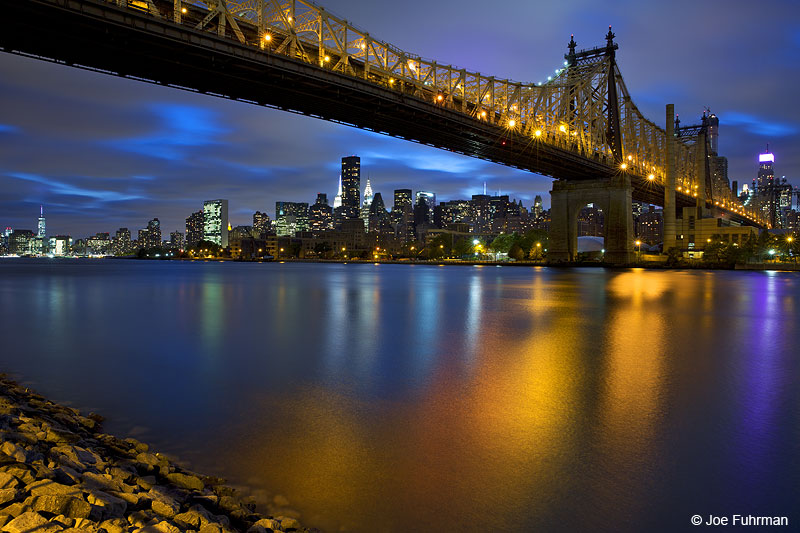 Manhattan skyline & Queensboro Brigde N.Y., N.Y. Oct. 2014