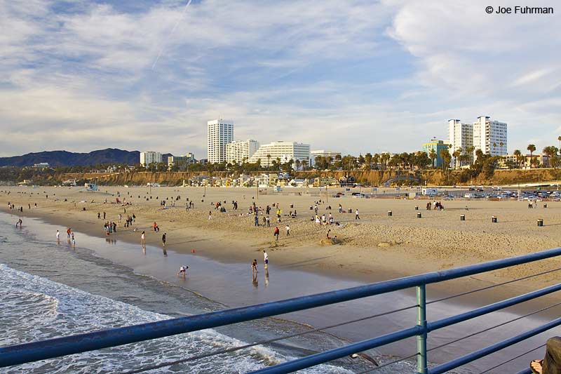 Santa Monica Beach from Santa Monica PierL.A. Co., CA January 2010